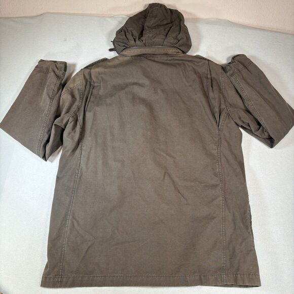 Vintage Billabong Military Jacket Mens Large Army Green RipStop Tactical Rare - Picture 2 of 13